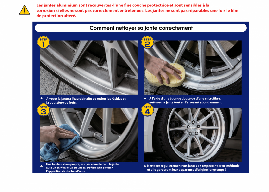 Entretien jantes work wheels 2
